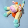 Girafe MAXITA doudou jaune, orange et rose