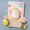 Singe SUCRE D'ORGE doudou beige mouchoir Cajou