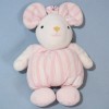 Souris TARTINE & CHOCOLAT doudou rose et blanc