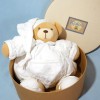 Ours KALOO doudou boule blanc GM