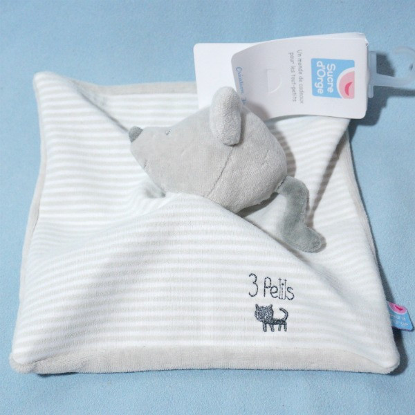 Souris SUCRE D'ORGE doudou Doumou plat NEUF