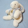 Lapin DOUDOU ET COMPAGNIE"Bonbon" blanc et bleu GM