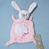 Lapin GRAIN DE BLE doudou plat rose