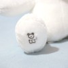 Ours OBAIBI doudou assis blanc