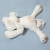 Chien OBAIBI OKAIDI doudou beige et blanc