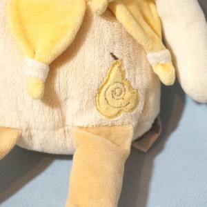 Lapin DOUDOU ET COMPAGNIE beige et jaune poire