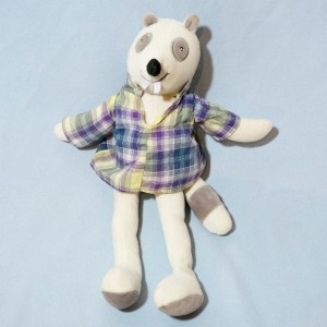 Raton laveur MOULIN ROTY Doudou La Grande Famille 