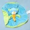 Ours MAXITA doudou rond plat bleu