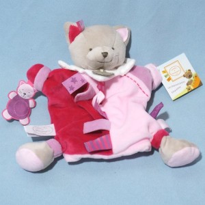 Chat DOUDOU ET COMPAGNIE marionnette Enola le Chat
