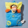 Tigre Tigrou Disney sos doudou coussin rectangle bleu et vert