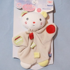 Ours SUCRE D'ORGE doudou Doumou beige