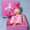 Lapin DOUDOU ET COMPAGNIE Les Animaux Graffitis rose