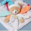 Ours Doudou et Compagnie Unicef blanc et bleu