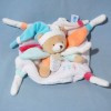 Ours Doudou et Compagnie Unicef blanc et bleu