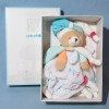 Ours Doudou et Compagnie Unicef blanc et bleu