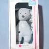 Lapin SUCRE D'ORGE sos doudou peluche gris étoiles