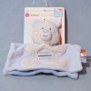 Ours SUCRE D'ORGE doudou Doumou beige et bleu