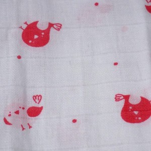 lange ou couche carré MOTS D'ENFANTS doudou blanc fleurs rose et jaune