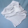 lange ou couche carré MOTS D'ENFANTS doudou blanc
