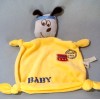 Chien VETI doudou plat jaune Sport Baby since 1984
