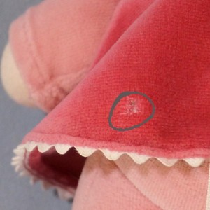 Poupée COROLLE  Rose hochet