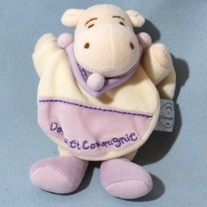 Hippopotame DOUDOU ET COMPAGNIE Léo mauve violet