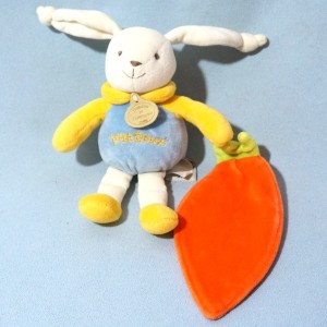 Lapin DOUDOU ET COMPAGNIE P'tit Doux, carotte orange