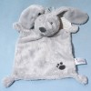 lapin SIMBA Nicotoy  doudou plat gris