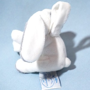 Lapin DOUDOU ET COMPAGNIE blanc et gris