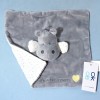 Hippopotame OBAIBI doudou plat gris Pour t'apprendre la tendresse