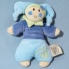 Lutin CMP "Un Rêve de Bébé" doudou hochet bleu spirales