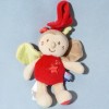 papillon SUCRE D'ORGE doudou corps rouge étoile