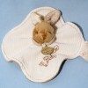 Lapin DOUDOU ET COMPAGNIE bio plat beige