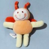 Papillon SUCRE D'ORGE doudou orange et vert