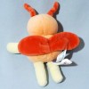 Papillon SUCRE D'ORGE doudou orange et vert