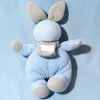 Lapin TARTINE & CHOCOLAT doudou bleu et beige
