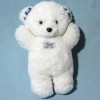 Ours TARTINE & CHOCOLAT doudou peluche blanc
