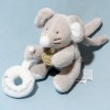 Souris DOUDOU ET COMPAGNIE "Mon premier doudou" gris beige bouée