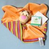 Tigrou DISNEY NICOTOY doudou carré plat jaune
