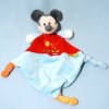 Mickey DISNEY NICOTOY sos doudou carré plat rouge et bleu arrosoir