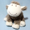 Mouton NATURE ET DECOUVERTES doudou peluche marron et beige