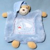 Ours KALOO doudou plat bleu enfant bateau