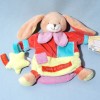 Lapin DOUDOU ET COMPAGNIE Collection Zig-Zag marionnette