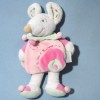 Souris DOUDOU ET COMPAGNIE rose Léonie