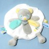 Panda UNICEF Doudou et Compagnie rond plat blanc, jaune et vert