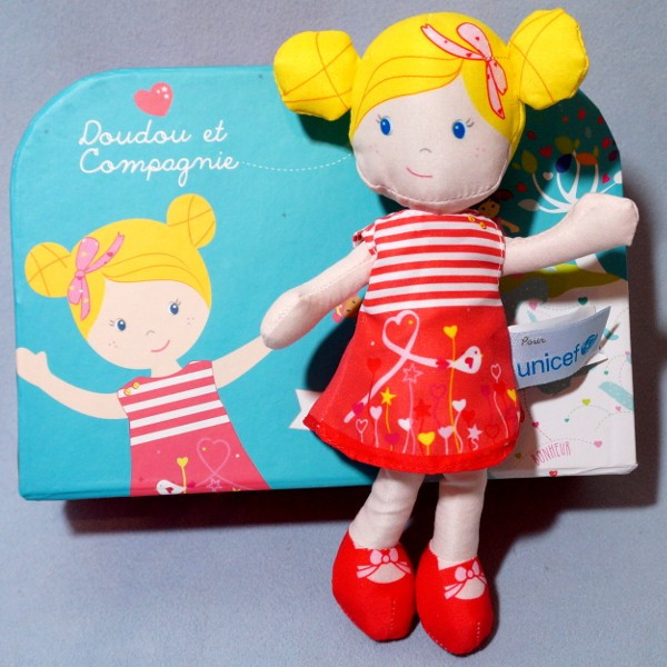 Poupée UNICEF Doudou et Compagnie Coraline