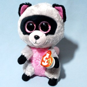 Raton laveur TY doudou gris Rocco