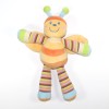 MOTS D'ENFANTS doudou abeille orange et jaune