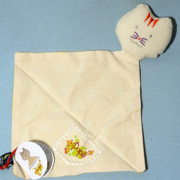 Chat NATURE ET DECOUVERTES doudou PAPILI Abracadabra le chat