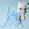 Renard NICOTOY SIMBA doudou beige et bleu